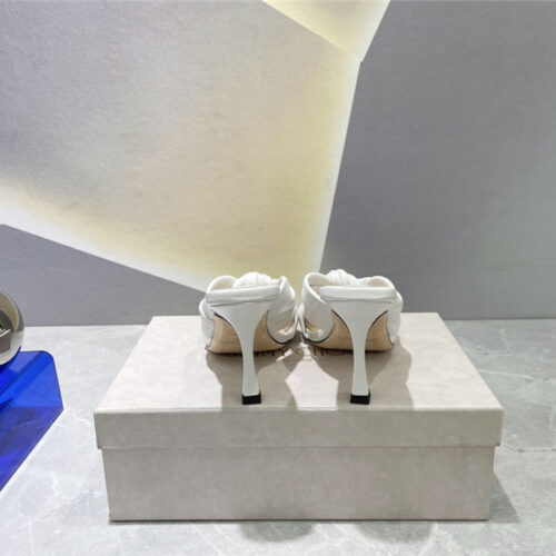 High Quality Luxury Jimmy Choo Square Toe Bow Sandals – Style 51031 product detail