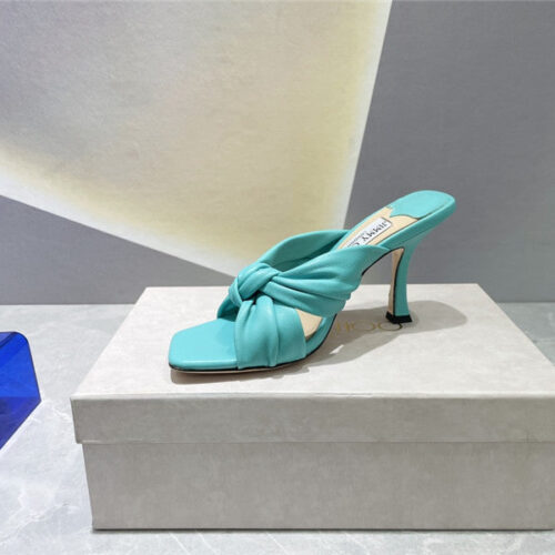 High Quality Luxury Jimmy Choo Square Toe Bow Sandals – Style 11351 product detail