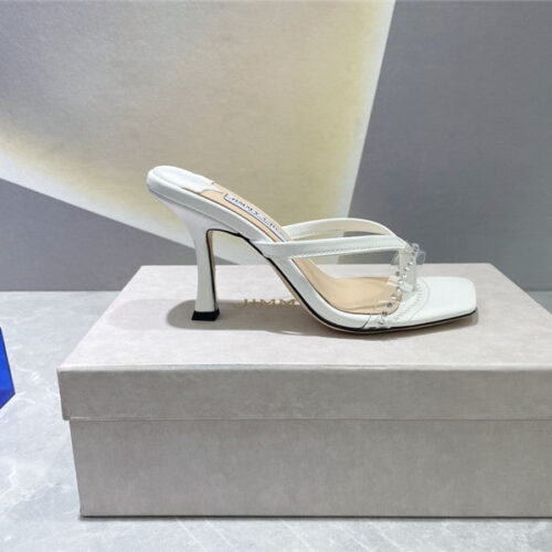 High Quality Luxury Jimmy Choo Square Toe Flip Flops – Style 40727 product detail