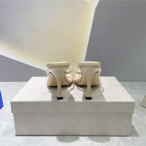 High Quality Luxury Jimmy Choo Square Toe Flip Flops – Style 37335 product detail