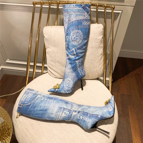 High Quality Luxury Fendi X Versace FF Logo Boots product detail
