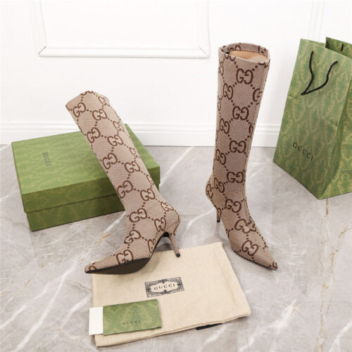High Quality Luxury Gucci GG Print Boots product detail