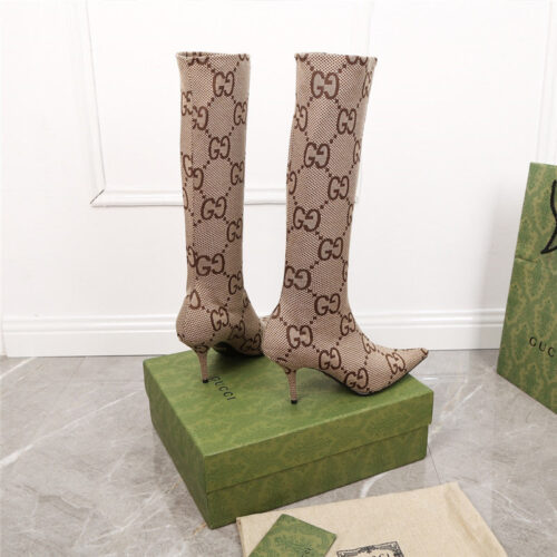 High Quality Luxury Gucci GG Print Boots product detail