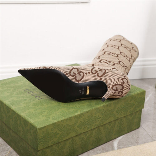 High Quality Luxury Gucci GG Print Boots product detail
