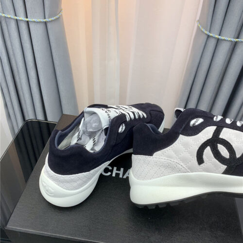 High Quality Luxury Chanel Logo Suede Sneakers – Style 37478 product detail