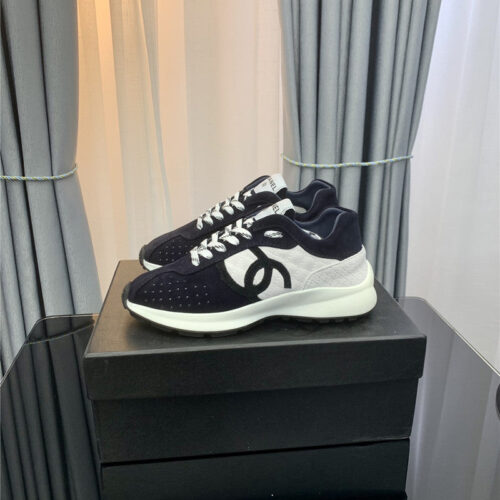 High Quality Luxury Chanel Logo Suede Sneakers – Style 37478 product detail
