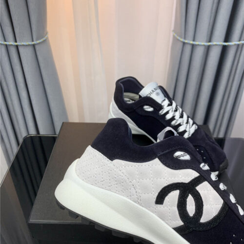 High Quality Luxury Chanel Logo Suede Sneakers – Style 37478 product detail