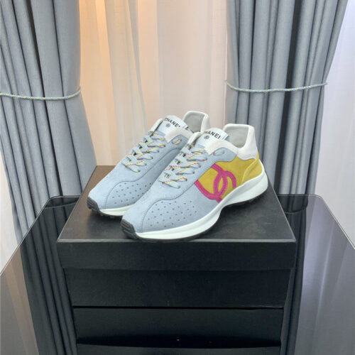 High Quality Luxury Chanel Logo Suede Sneakers – Style 42566 product detail