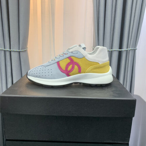 High Quality Luxury Chanel Logo Suede Sneakers – Style 42566 product detail