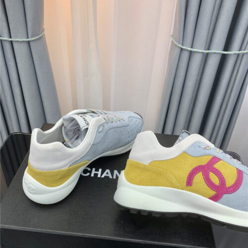 High Quality Luxury Chanel Logo Suede Sneakers – Style 42566 product detail