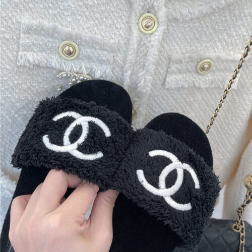 High Quality Luxury Chanel Flat Hemp Rope Slippers – Style 09958 product detail