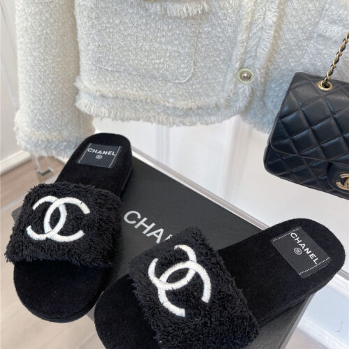 High Quality Luxury Chanel Flat Hemp Rope Slippers – Style 09958 alternate view