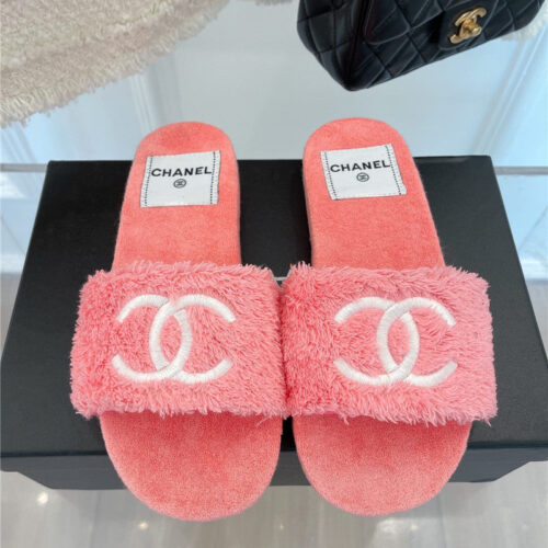 High Quality Luxury Chanel Flat Hemp Rope Slippers alternate view