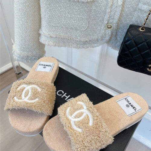 High Quality Luxury Chanel Flat Hemp Rope Slippers – Style 39334 product detail