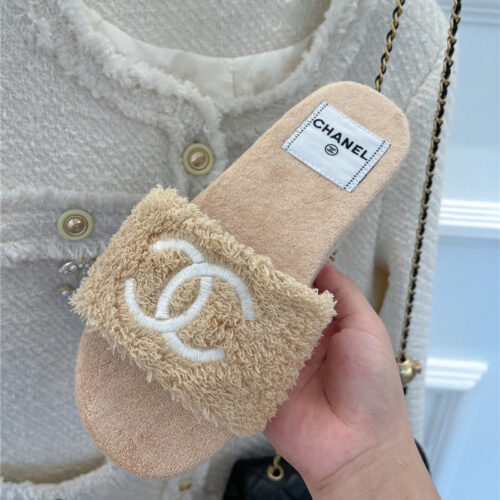 High Quality Luxury Chanel Flat Hemp Rope Slippers – Style 39334 product detail