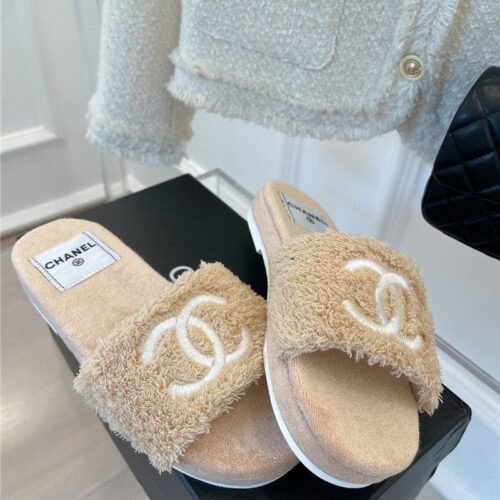 High Quality Luxury Chanel Flat Hemp Rope Slippers – Style 39334 product detail