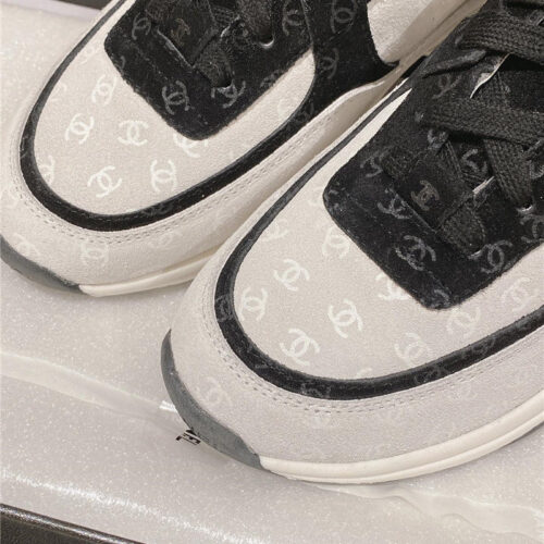 High Quality Luxury Chanel Logo Sneakers Womens – Style 02470 product detail