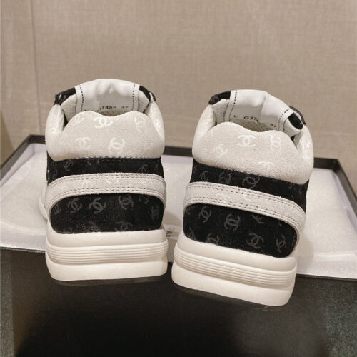High Quality Luxury Chanel Logo Sneakers Womens – Style 02470 product detail