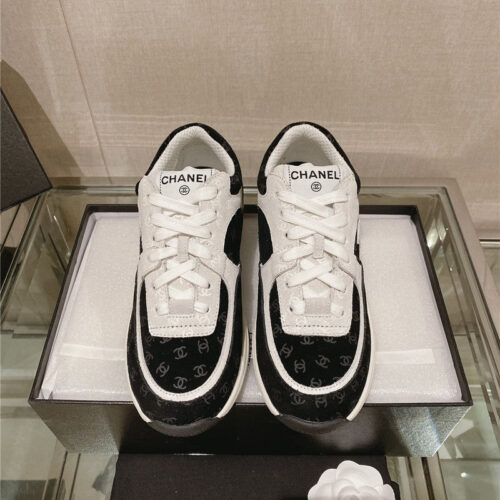 High Quality Luxury Chanel Logo Sneakers Womens – Style 92294 alternate view