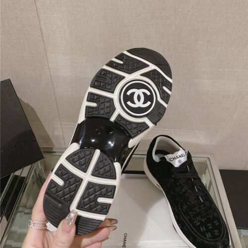 High Quality Luxury Chanel Logo Sneakers Womens – Style 64614 product detail