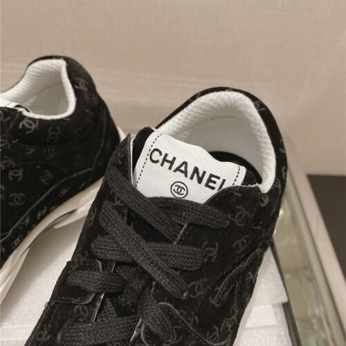 High Quality Luxury Chanel Logo Sneakers Womens – Style 64614 product detail