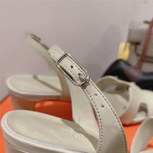 High Quality Luxury Hermes Early Spring Counter New High-Heeled Sandals product detail