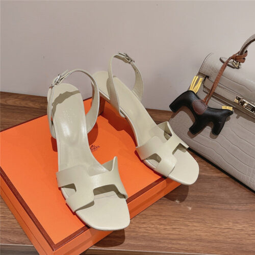 High Quality Luxury Hermes Early Spring Counter New High-Heeled Sandals product detail