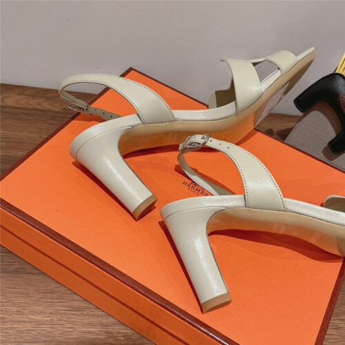 High Quality Luxury Hermes Early Spring Counter New High-Heeled Sandals product detail
