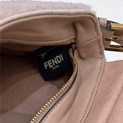 High Quality Luxury Fendi Lambswool Baguette Bag product detail