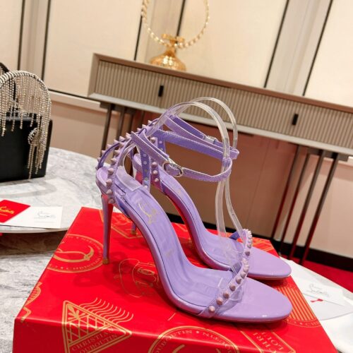 High Quality Luxury Christian Louboutin Spiked Strappy Sandals – Style 57460