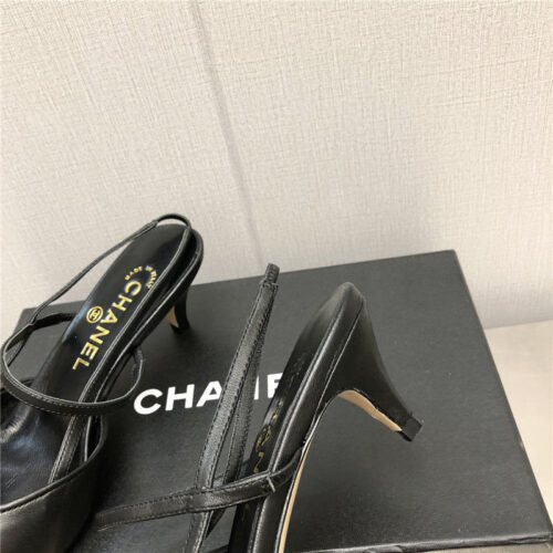 High Quality Luxury Chanel Camellia Square Toe High Heels product detail