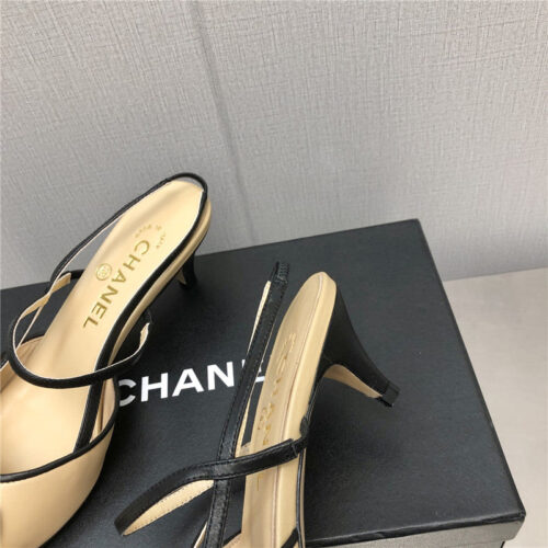 High Quality Luxury Chanel Camellia Square Toe High Heels – Style 96134 product detail