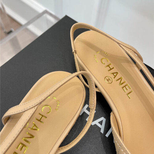 High Quality Luxury Chanel Sling Back Sandals – Style 21510 product detail