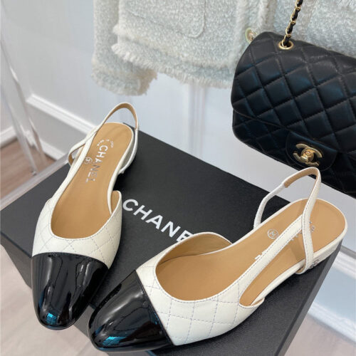 High Quality Luxury Chanel Sling Back Sandals – Style 87046 alternate view