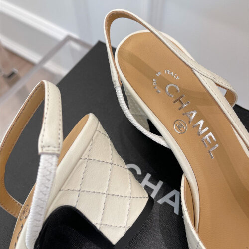 High Quality Luxury Chanel Sling Back Sandals – Style 55974 product detail