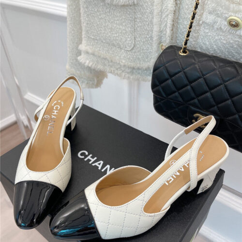 High Quality Luxury Chanel Sling Back Sandals – Style 55974 alternate view