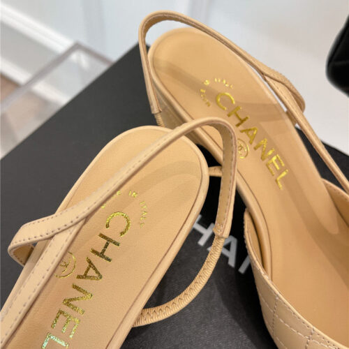 High Quality Luxury Chanel Sling Back Sandals – Style 24902 product detail