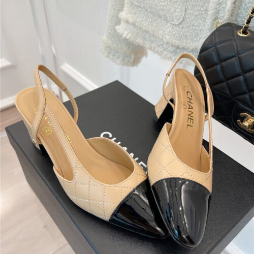 High Quality Luxury Chanel Sling Back Sandals – Style 24902