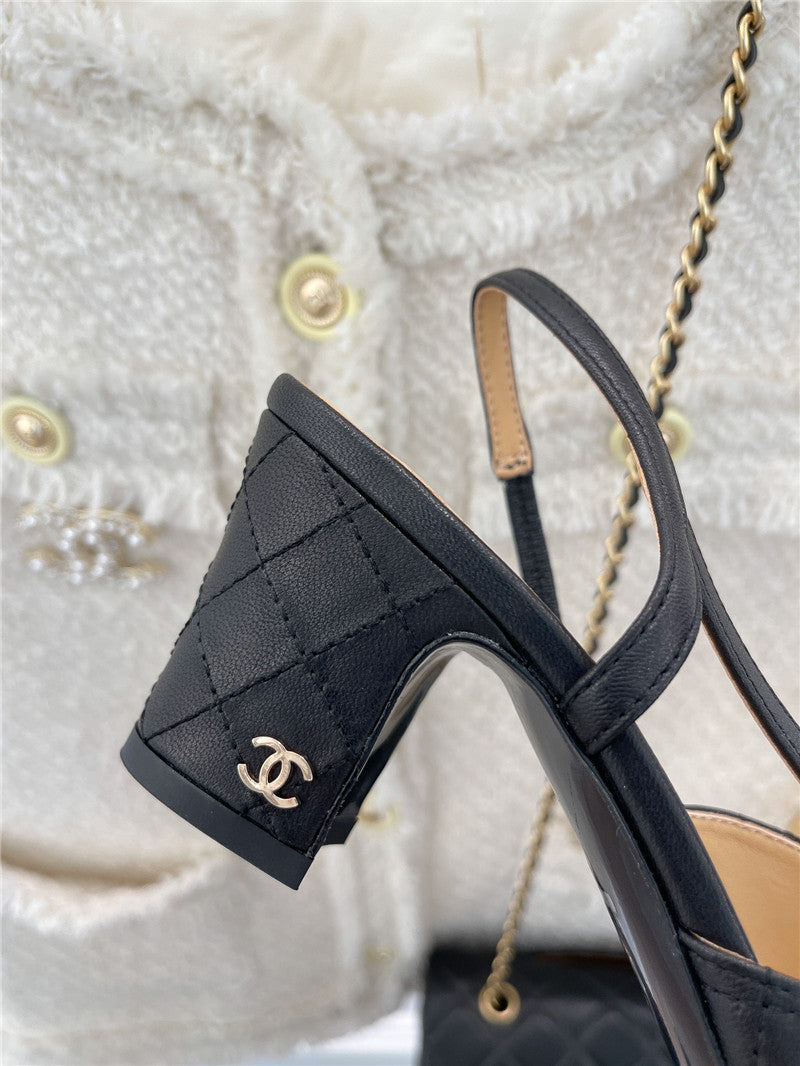 High Quality Luxury Chanel Sling Back Sandals – Style 59366 product detail