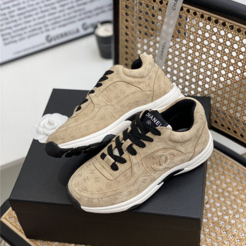 High Quality Luxury Chanel Full Logo Sneakers product detail