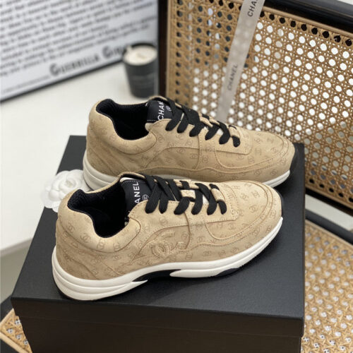 High Quality Luxury Chanel Full Logo Sneakers