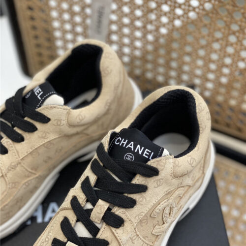 High Quality Luxury Chanel Full Logo Sneakers product detail