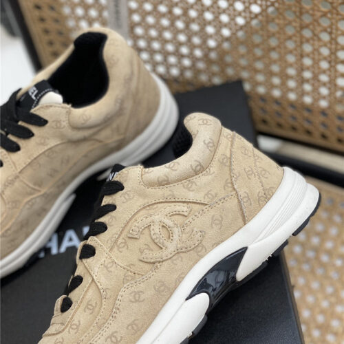 High Quality Luxury Chanel Full Logo Sneakers product detail