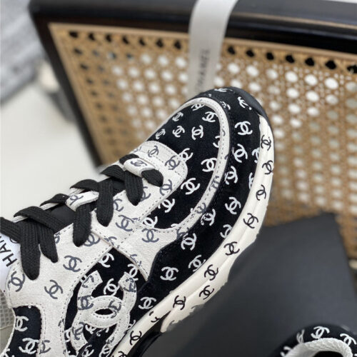 High Quality Luxury Chanel Full Logo Sneakers – Style 64582 product detail