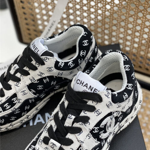 High Quality Luxury Chanel Full Logo Sneakers – Style 64582 product detail