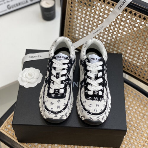 High Quality Luxury Chanel Full Logo Sneakers – Style 67974 product detail