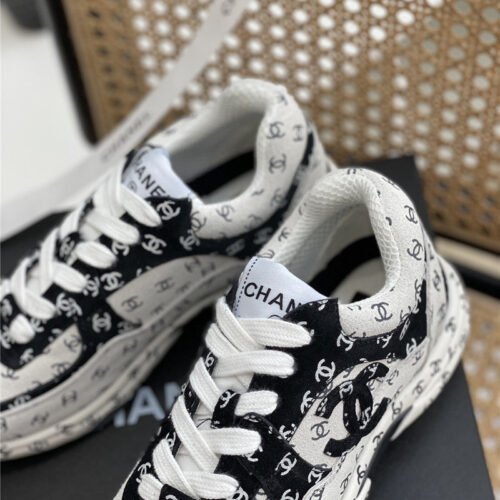 High Quality Luxury Chanel Full Logo Sneakers – Style 67974 product detail