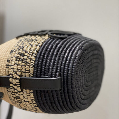 High Quality Luxury Loewe Woven Straw Basket Bag – Style 26601 product detail