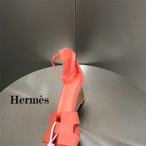 High Quality Luxury Hermes Legend Wedge Sandals product detail