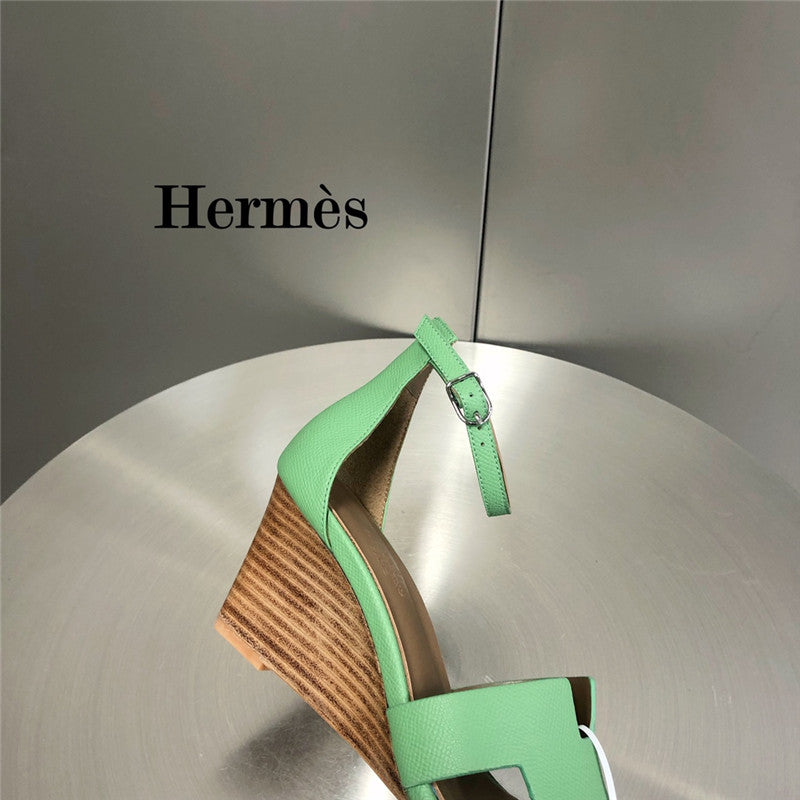 High Quality Luxury Hermes Legend Wedge Sandals – Style 06531 product detail